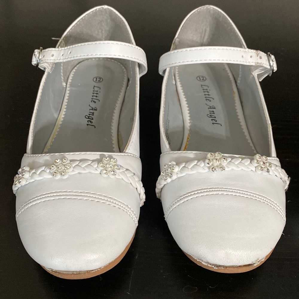 White dress shoes.